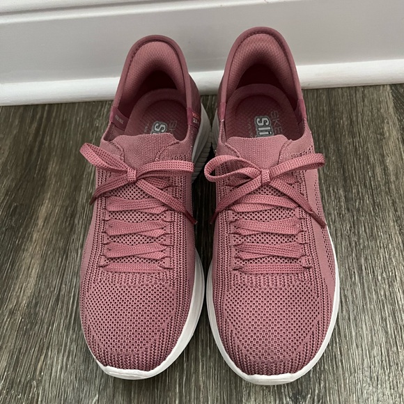 Skechers Mauve Slip-Ins with Memory Foam. 7M excellent pre owned condition - Picture 1 of 6